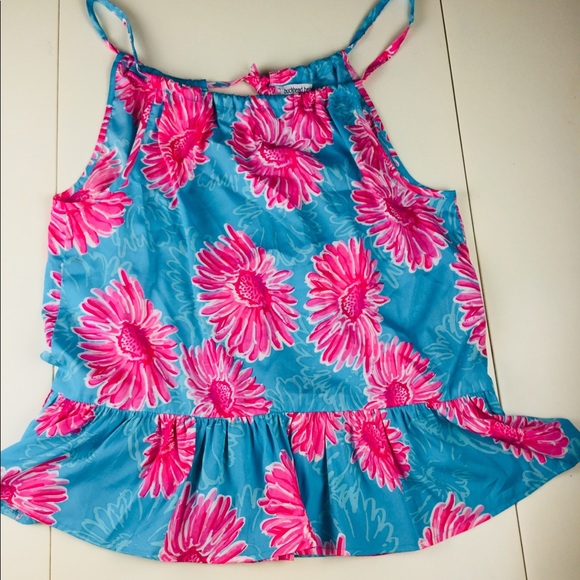 Floral peplum top. Buckhead Bettie - Picture 1 of 3